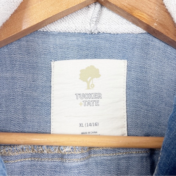Tucker + Tate Denim Hoodie Jacket - Picture 2 of 6